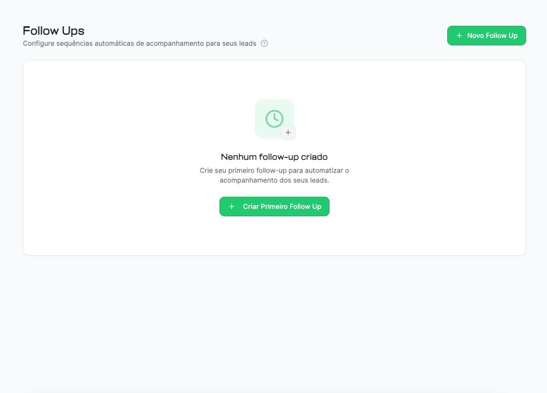 Sequências Automáticas de Follow Up